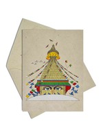 Biglietto di auguri Boudhanath Stupa