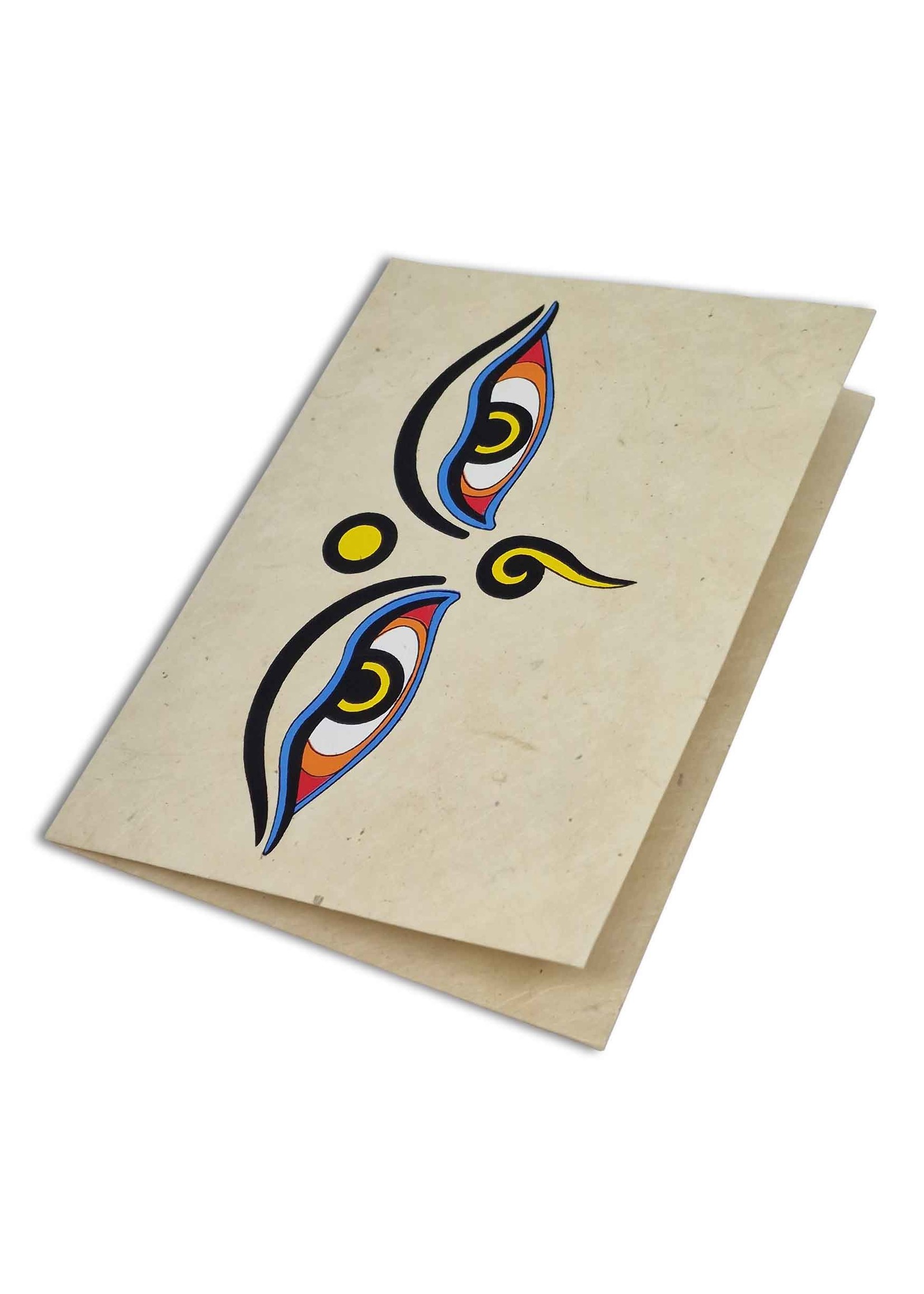 Greeting Card Buddha Eyes