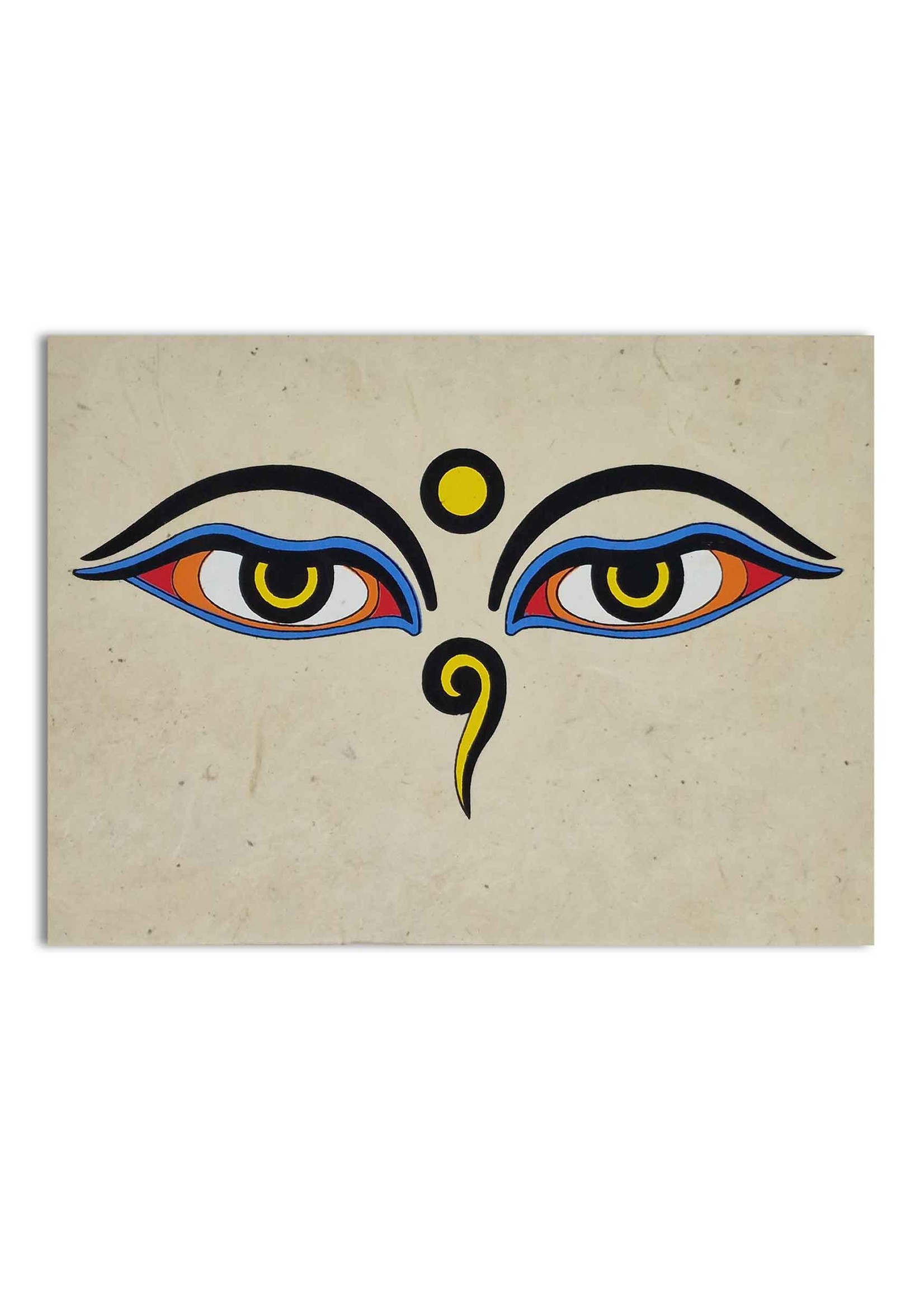 Carte de vœux Yeux de Bouddha