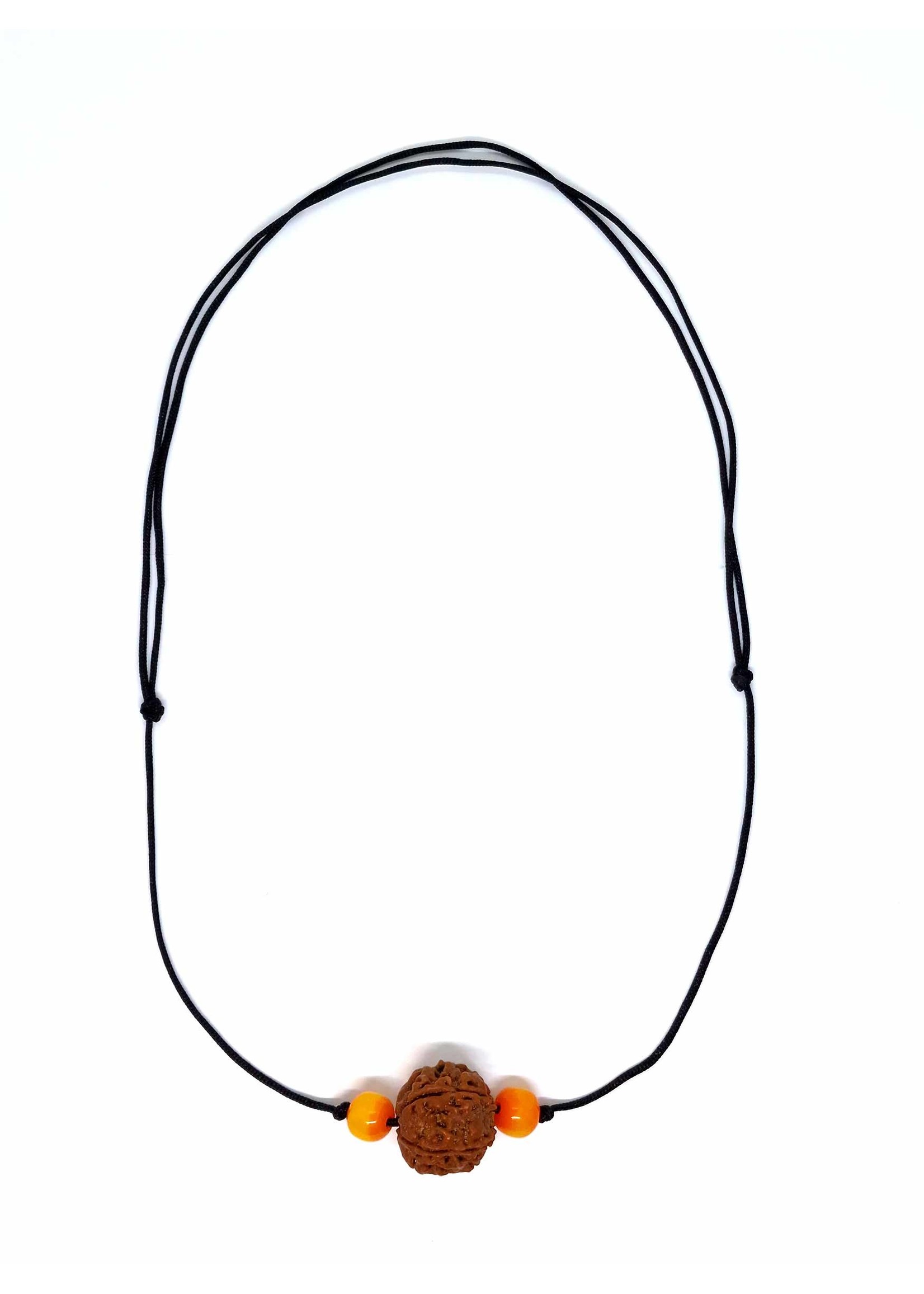 Collana con ciondolo 5 Mukhi Rudraksha