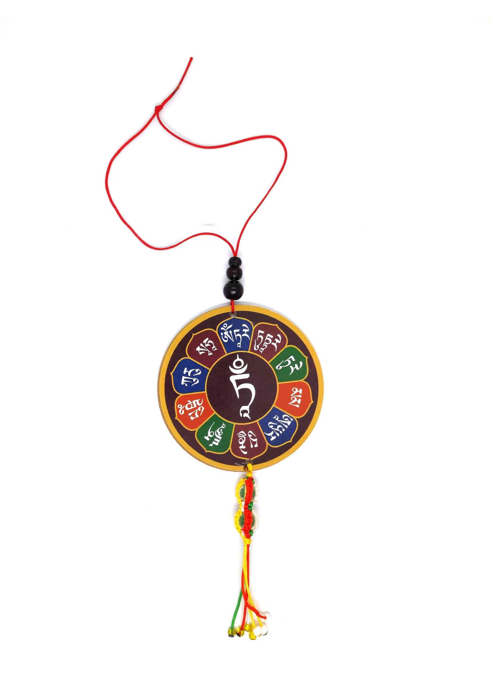 White Tara  Car Mirror Charm and Keychain