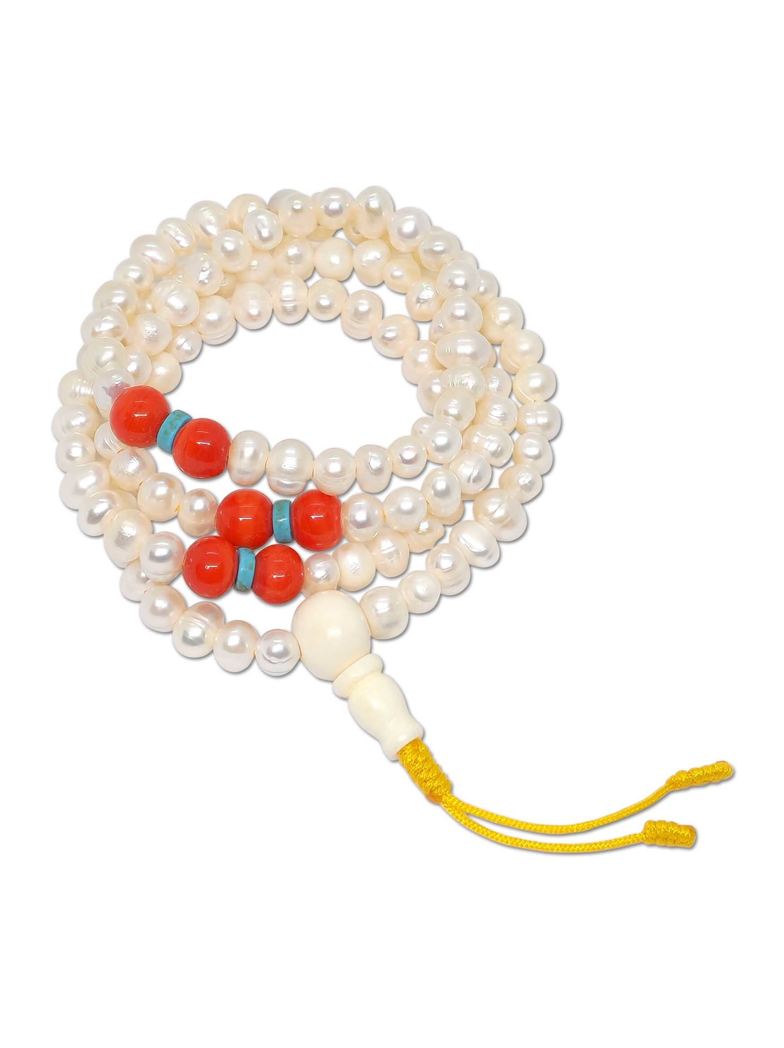 Tibetan prayer beads pearl Japa Mala Buy now tibetmarkets.ch