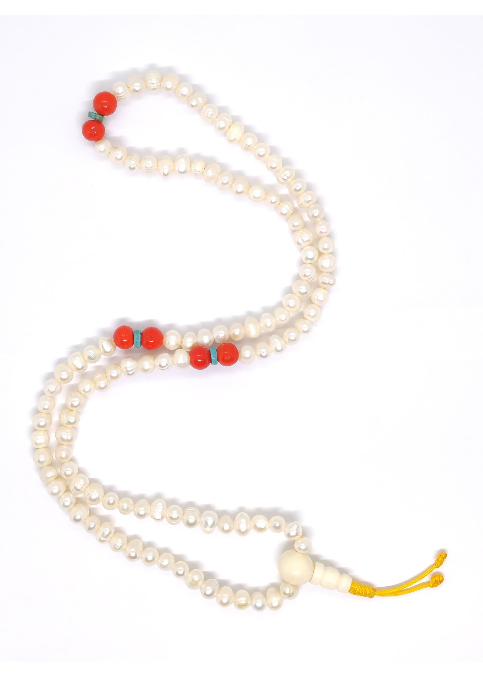 Tibetan Prayer Beads Pearl Japa Mala