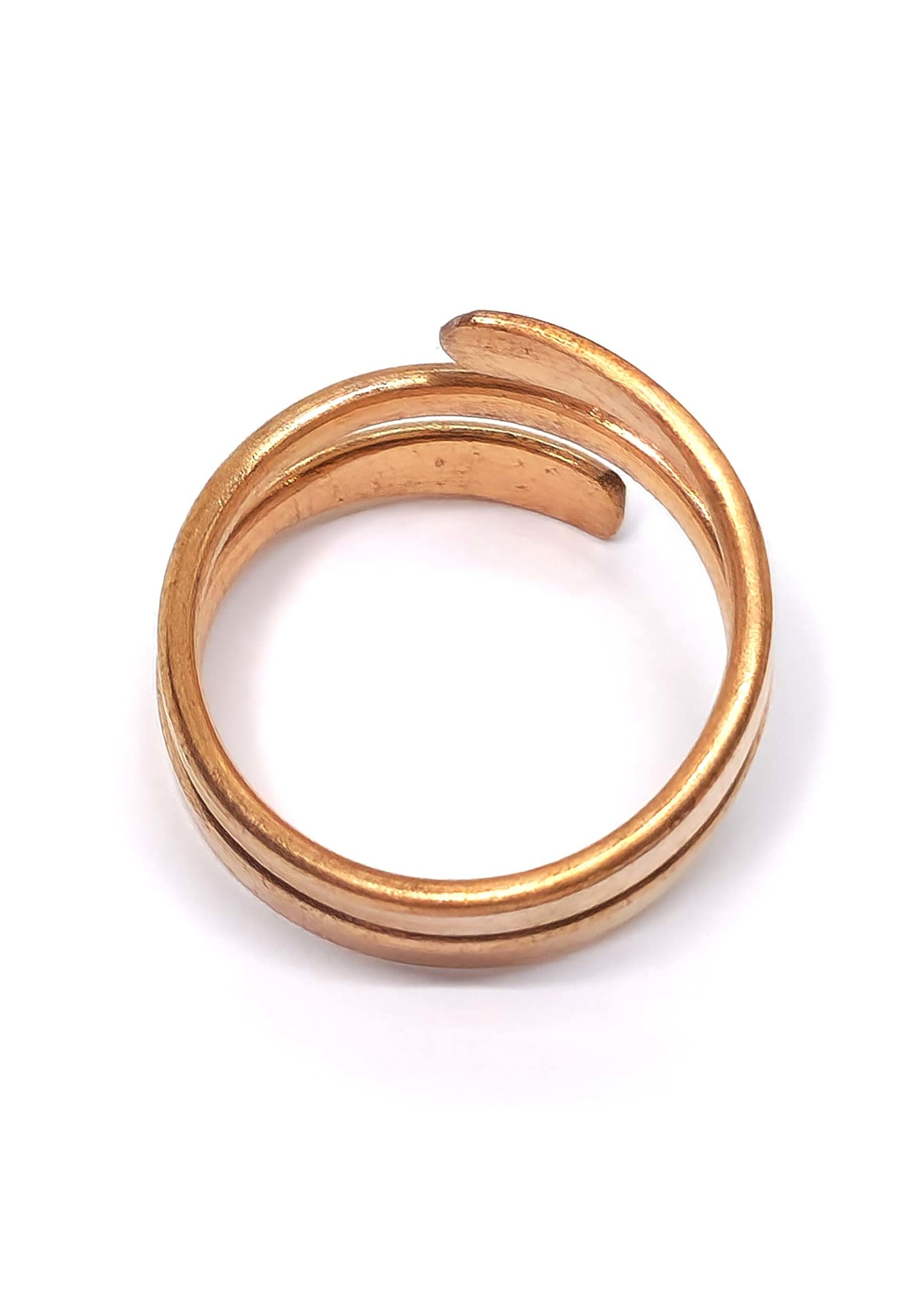 Tibetan Copper Coil Ring