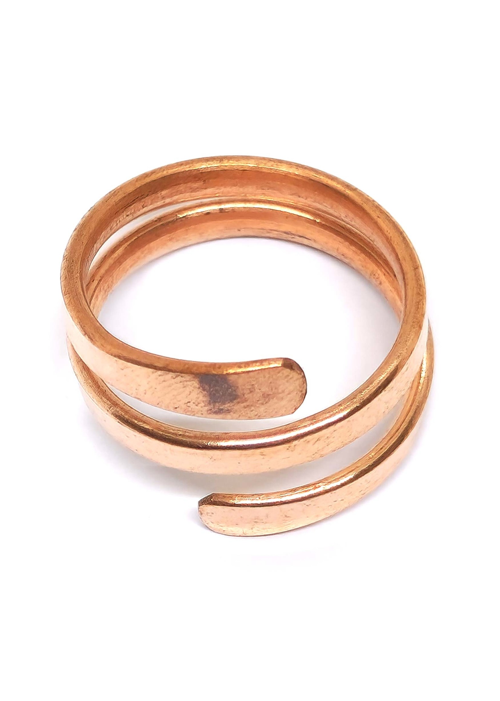 Tibetan Copper Coil Ring