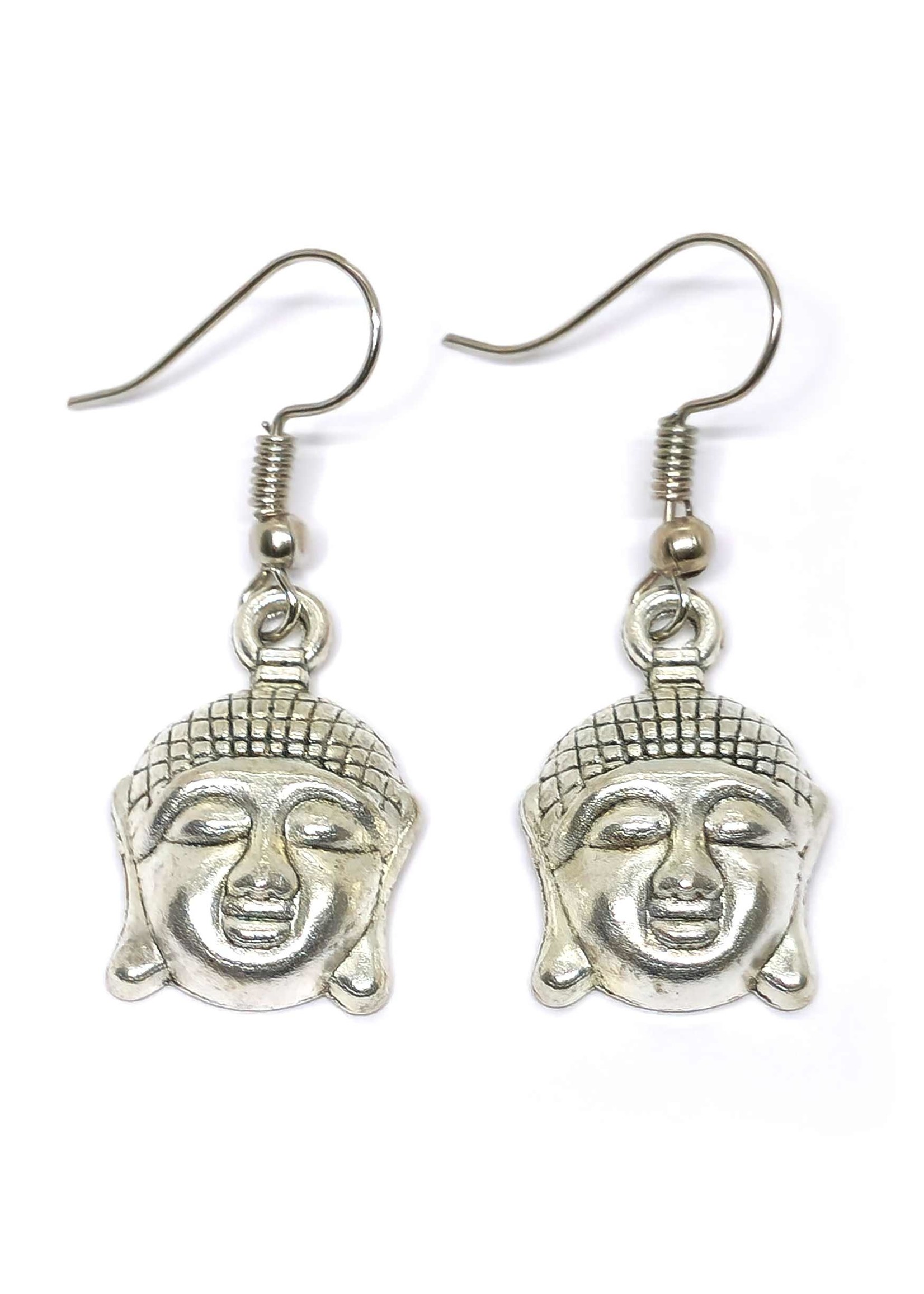 Boucles d'oreilles tibétaines Bouddha