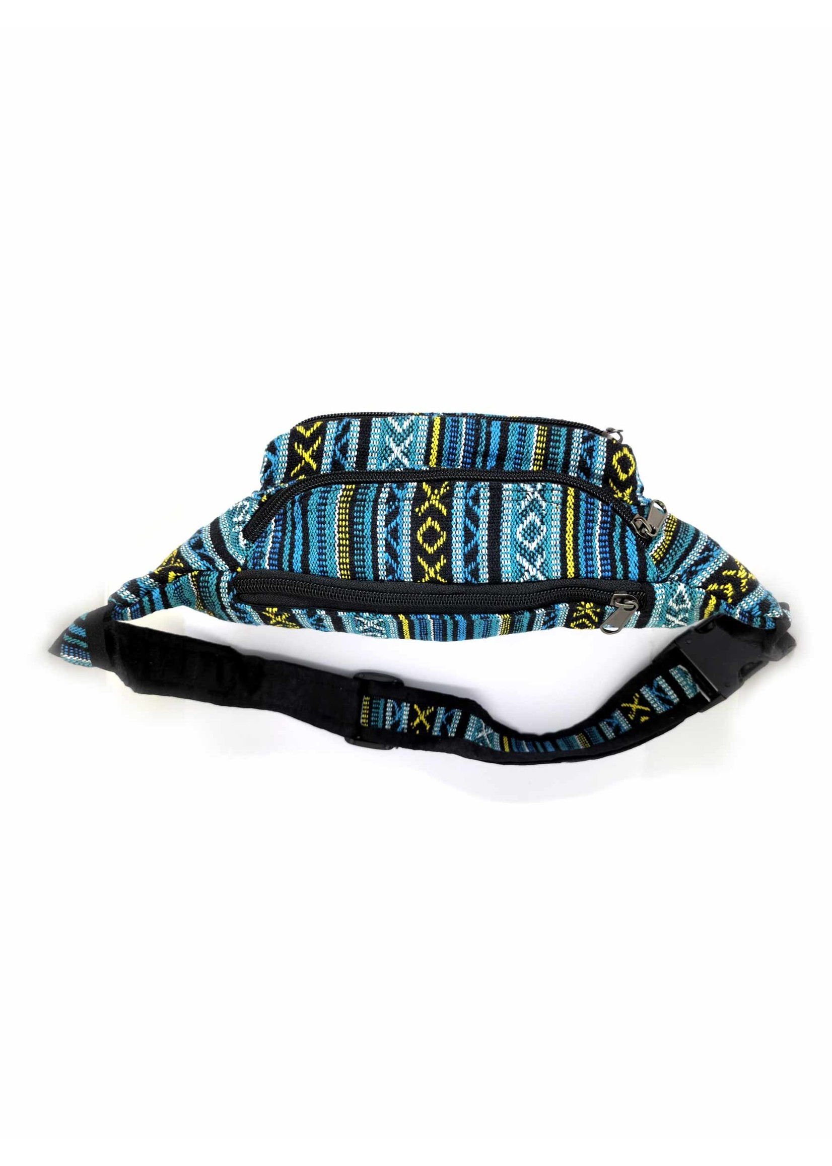 Tibetan Gheri Cotton Fanny Pack, Ngonpo