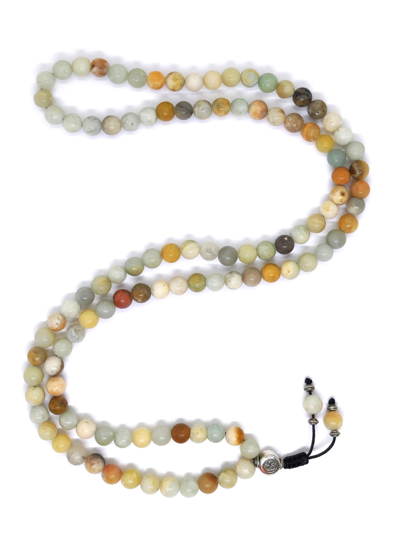 Perline di preghiera tibetane - pietra amazzonica Mala