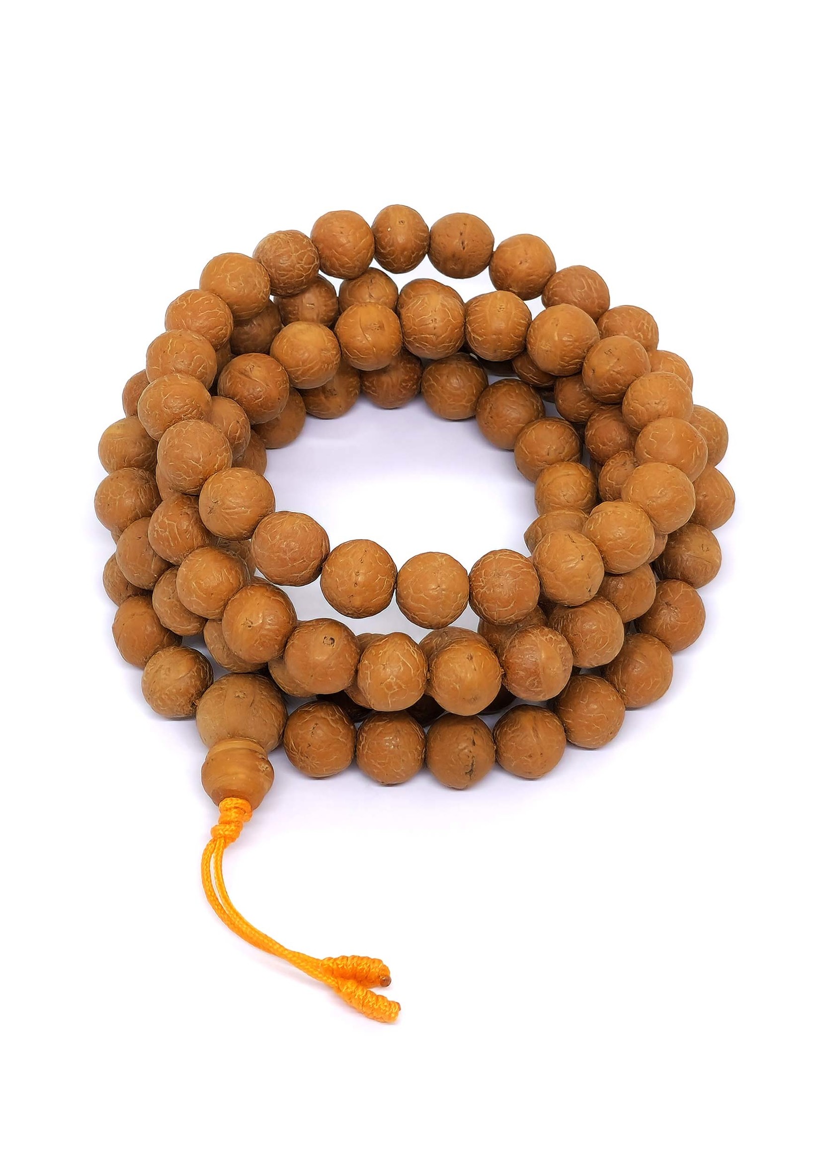 Perles de prière tibétaines Mala de graines de Bodhi, 12 mm