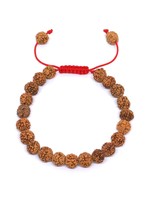 Bracciale Rudraksha, regolabile