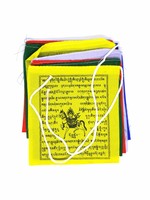 Tibetan Cotton Prayer Flags, S, 12 x 12.5 cm, 120 cm