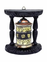 Tibetan Wall and Table Prayer Wheel