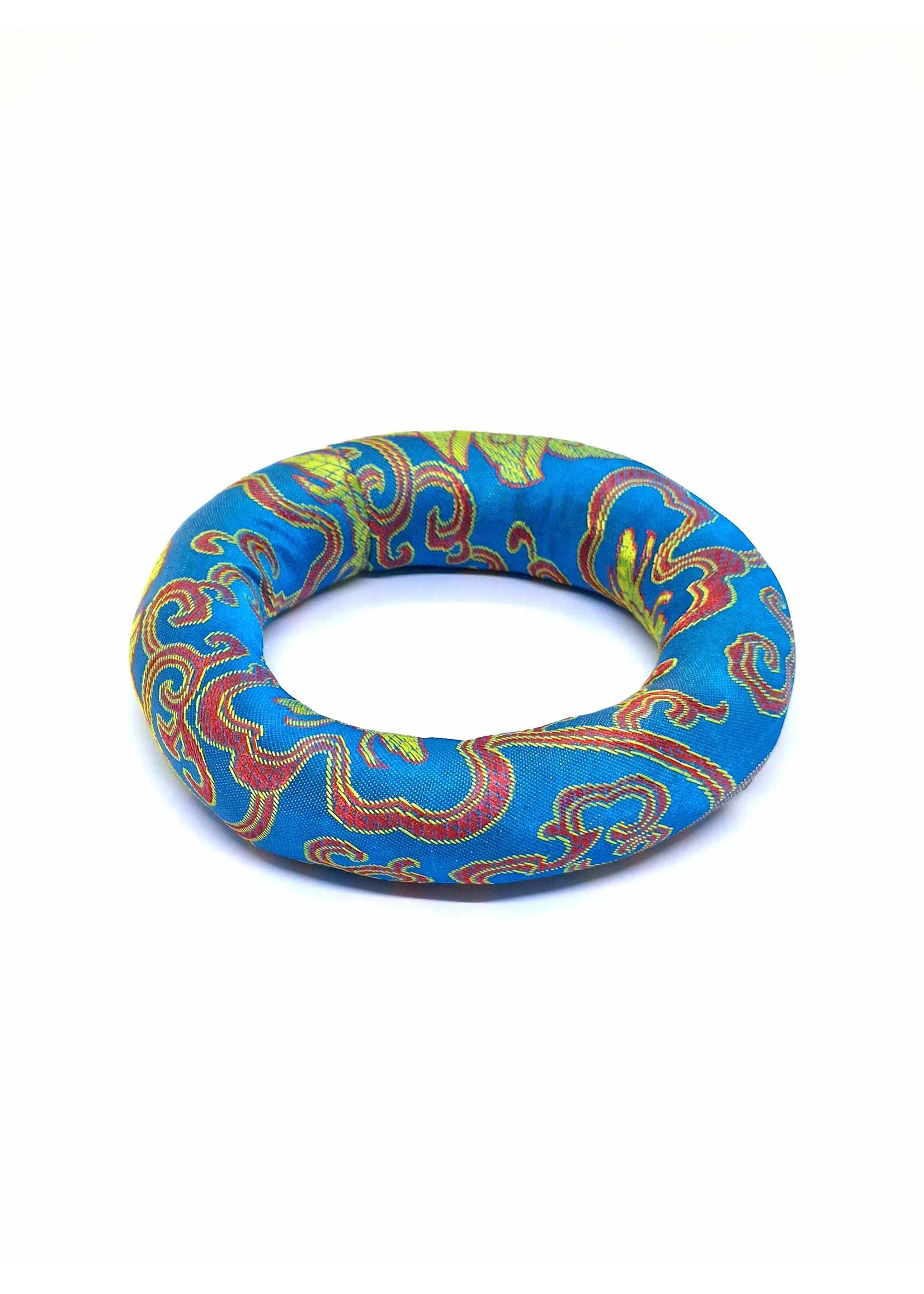 Singing Bowl Ring Cushion Blue, Ø 14cm