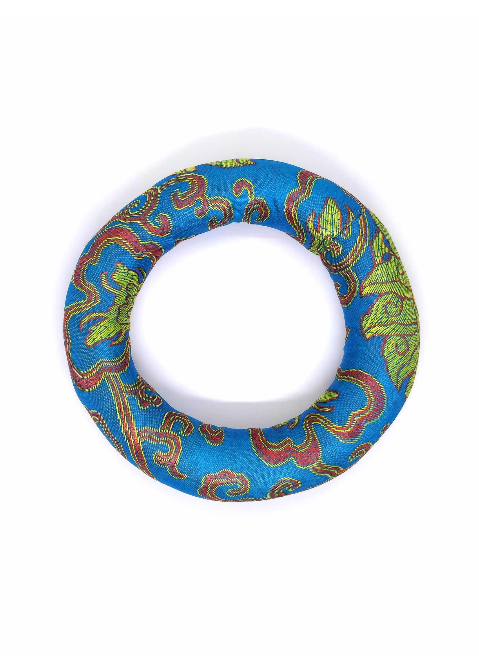 Singing Bowl Ring Cushion Blue, Ø 14cm