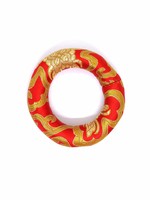 Singing Bowl Ring Cushion Red