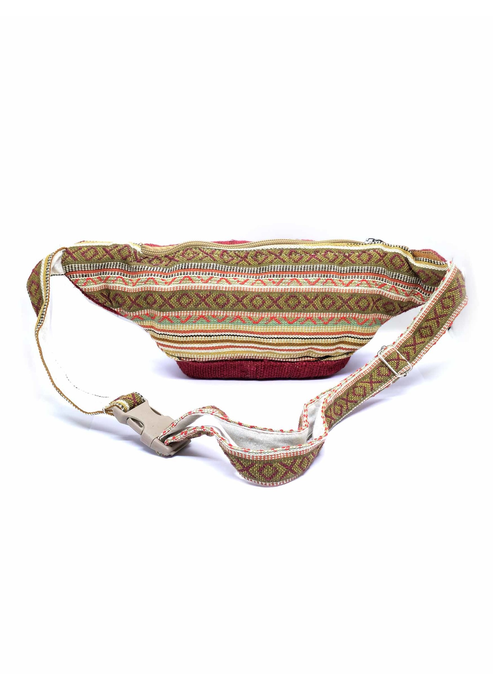 Tibetan Handmade Gheri Cotton Hemp Fanny Pack, Norsang