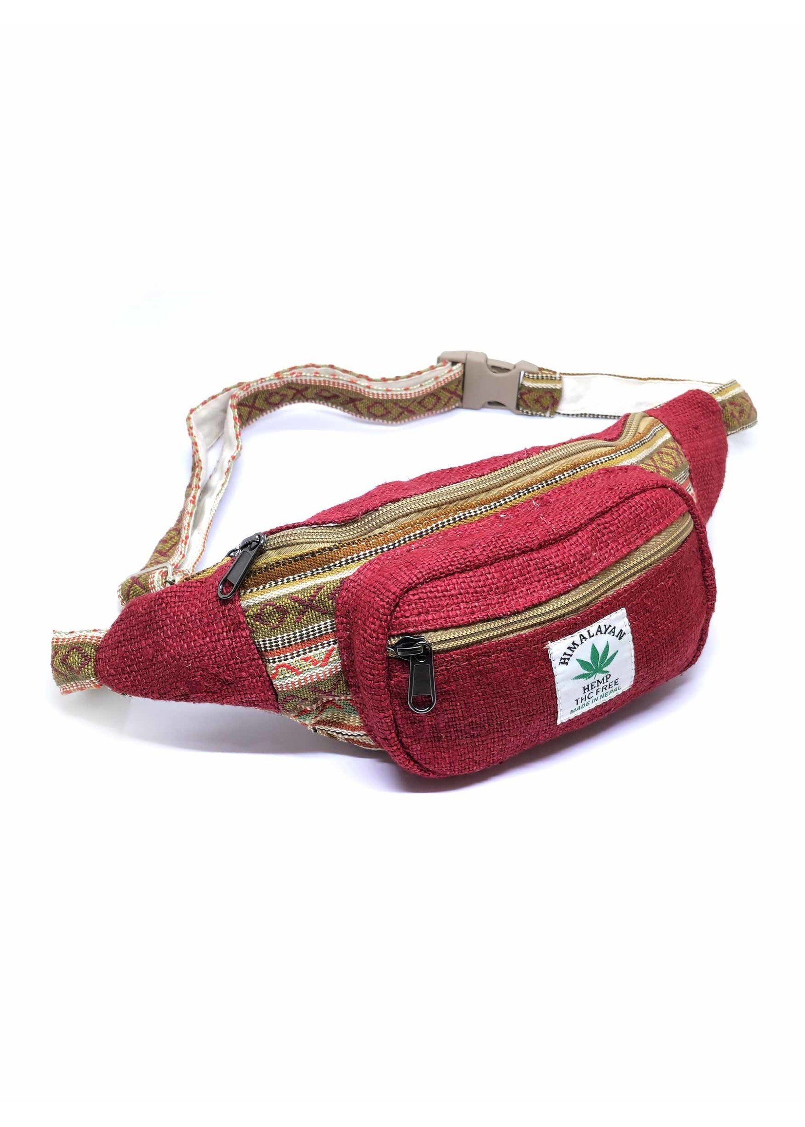 Tibetan Handmade Gheri Cotton Hemp Fanny Pack, Norsang