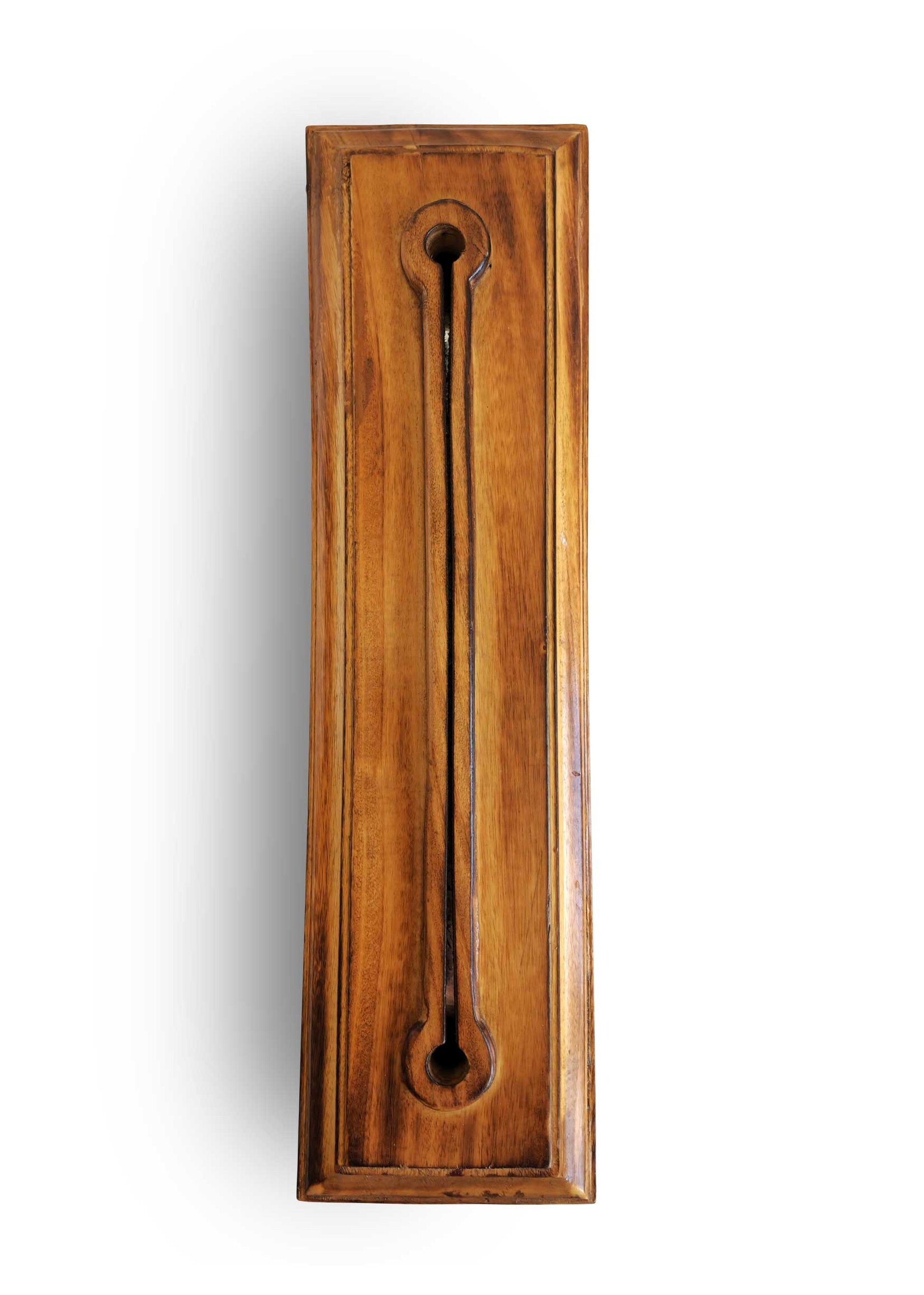 Portaincenso tibetano in legno con intagli a mano tibetani