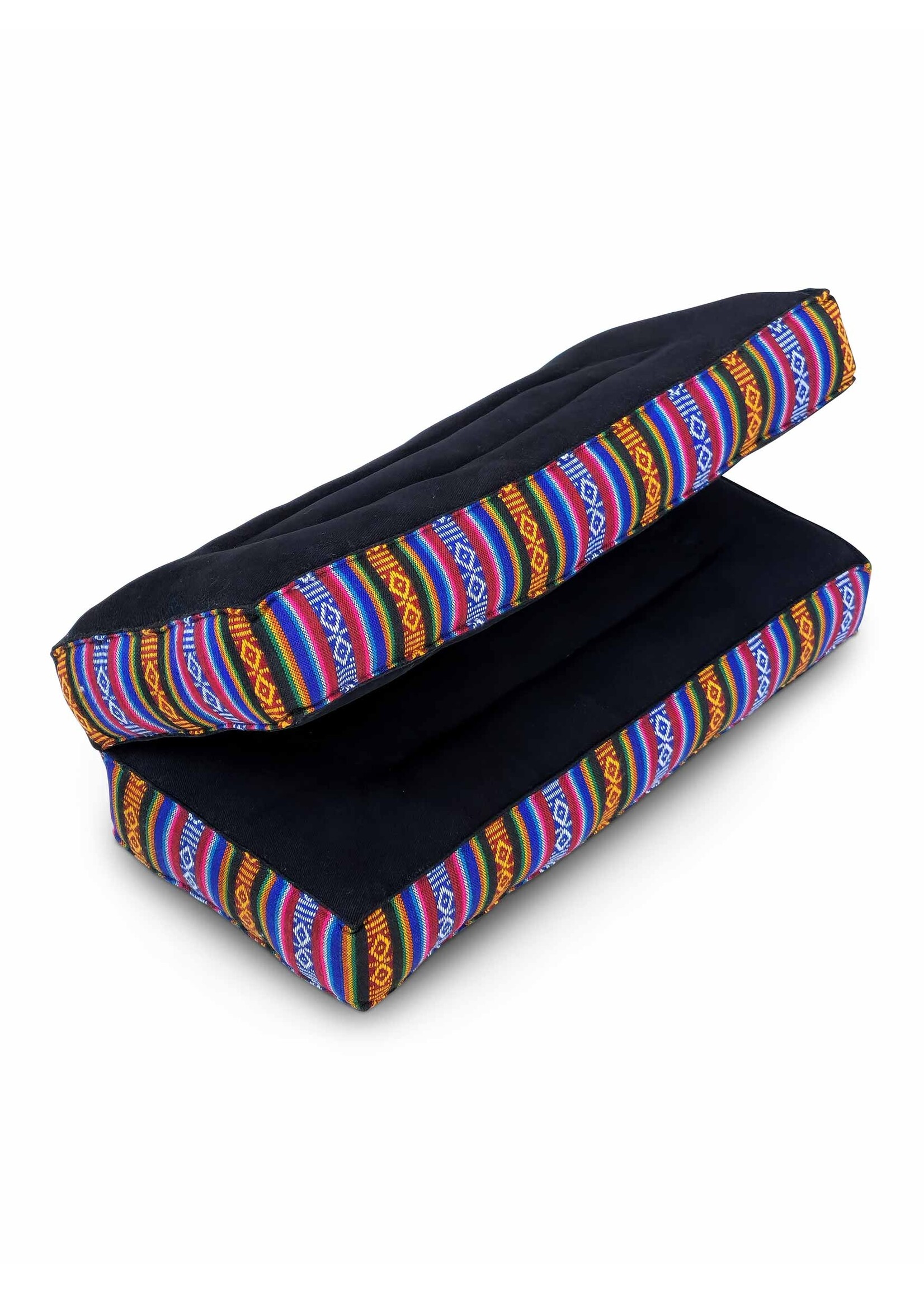 Cuscino da meditazione pieghevole, in cotone con imbottitura in Kapok