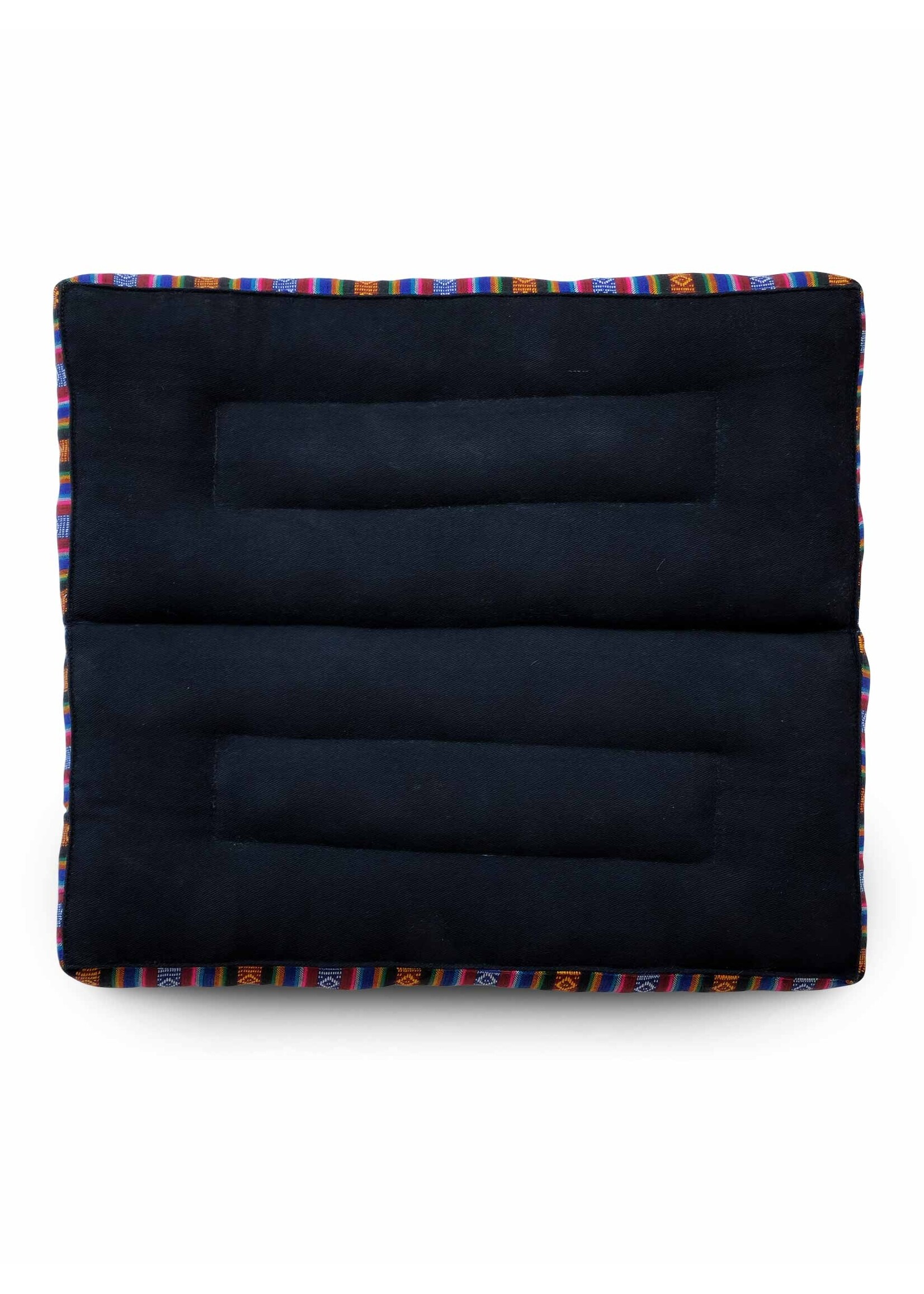 Cuscino da meditazione pieghevole, in cotone con imbottitura in Kapok