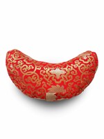 Coussin de méditation tibétain Zafu en forme de croissant