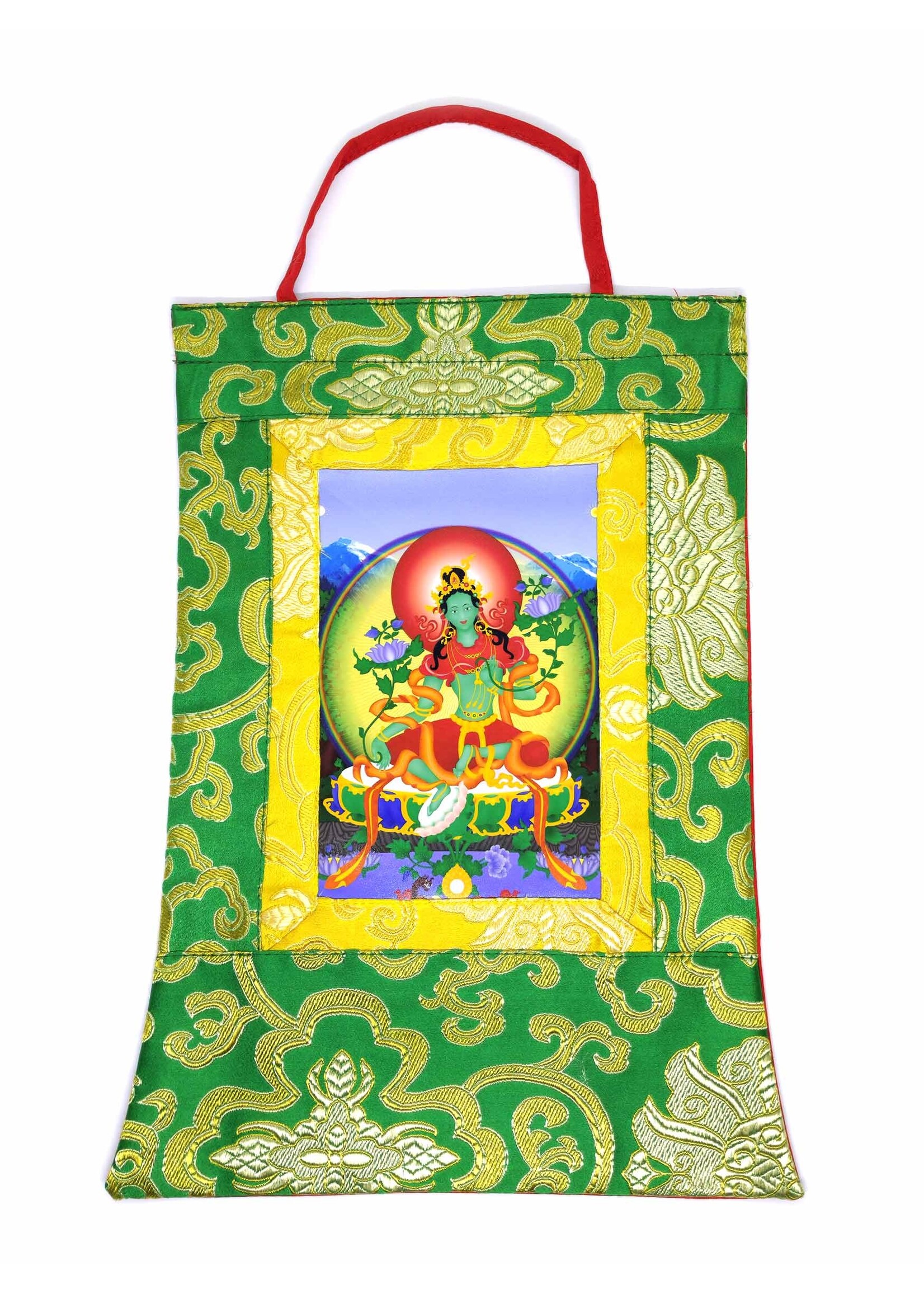 Thangka de la Tara Verte, mini