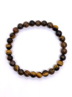 Armband Tigerauge-Perlen, dehnbar