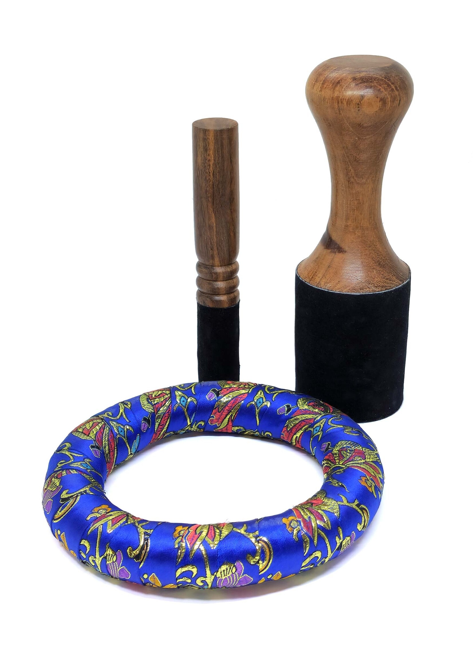 Handmade Tibetan Singing Bowl, Mantra and Buddha engraved, Ø 24 - 26 cm, 1.5 - 2 kg