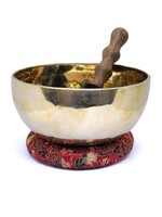 Handcrafted Tibetan Singing Bowl - Golden Harmony, Ø 18-20cm, 800g