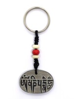 Tibetan Keychain Mani Mantra and Yak