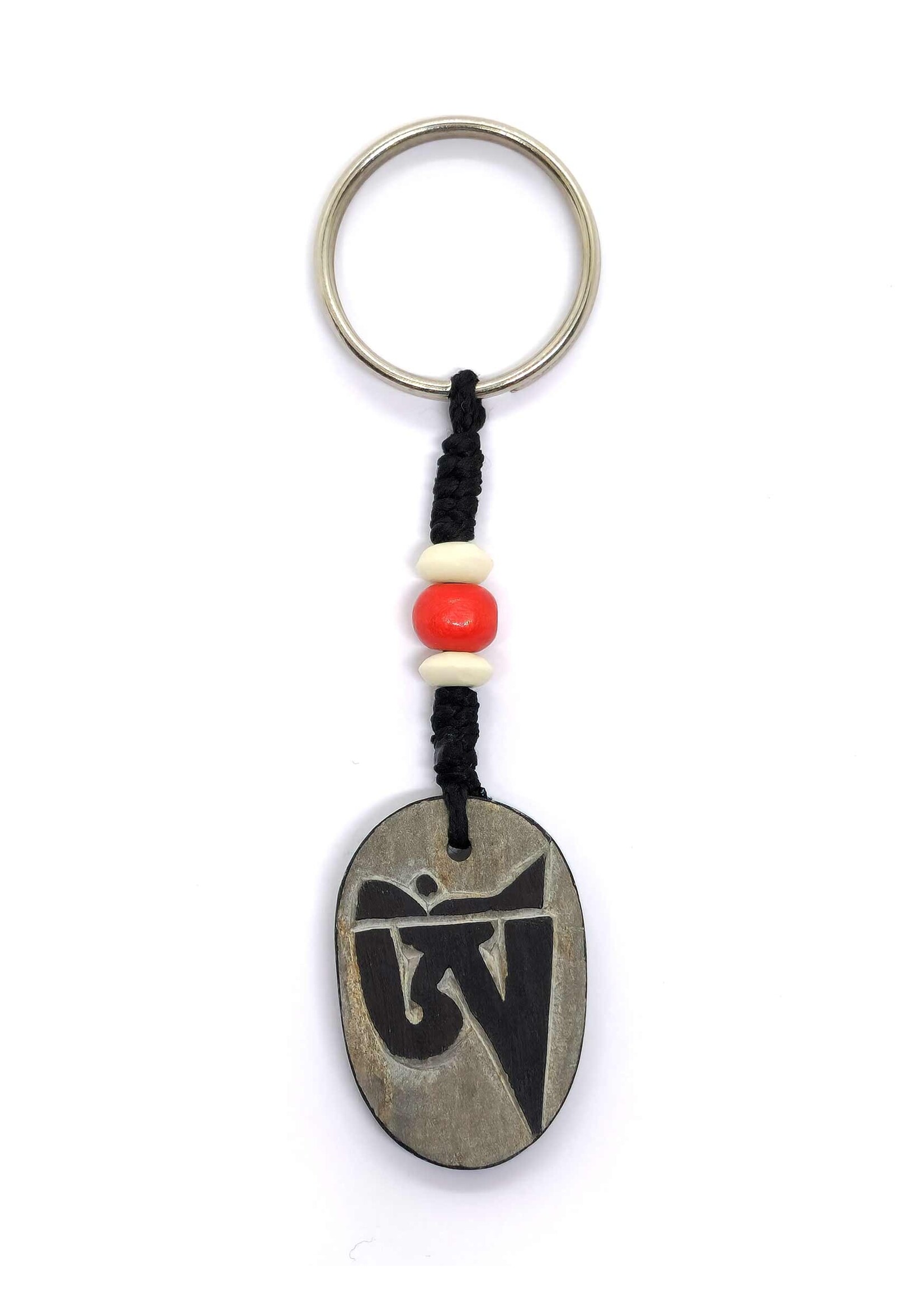 Tibetan Keyring Om and Endless Knot