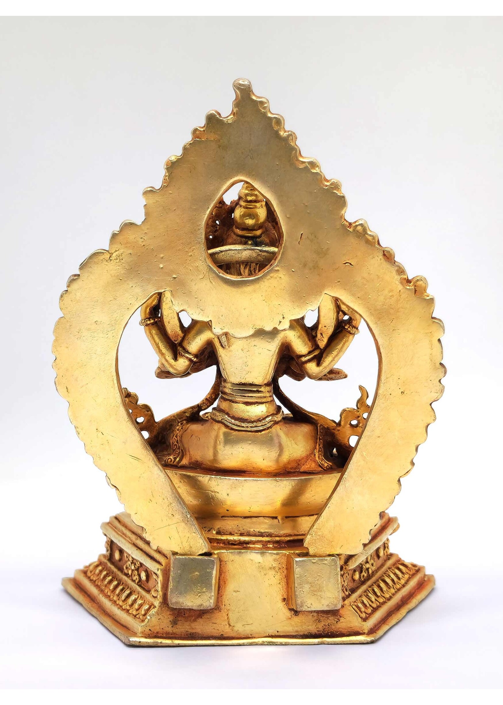 Chenrezig (Avalokiteshvara) Statue mit Thron