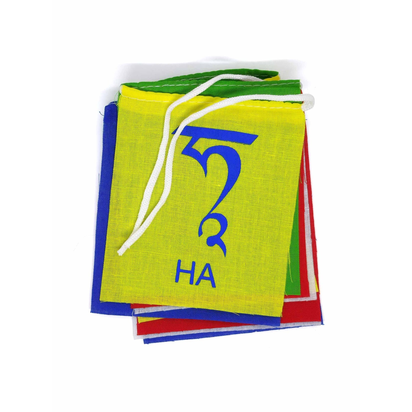 Tibetan Prayer Flag Tara Mantra, 9 x 10.5 cm