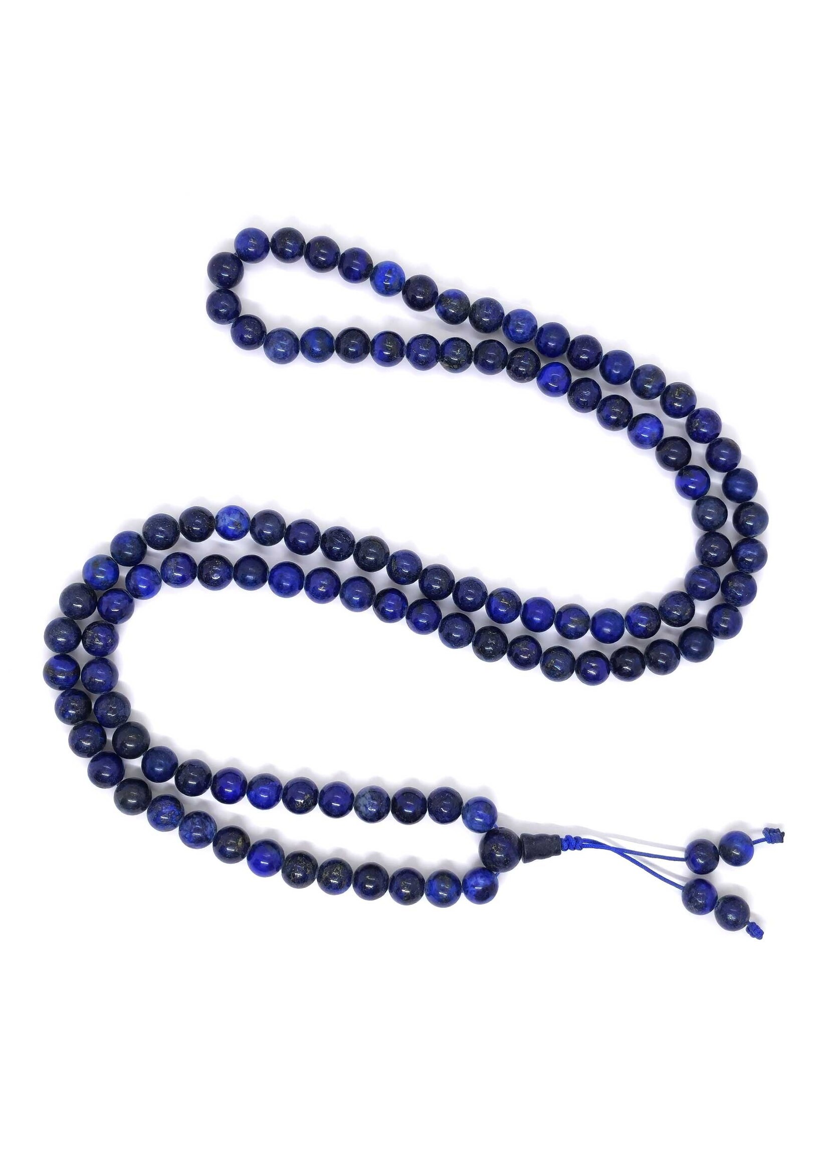 Perles de prière tibétaines Mala en pierre Lapis Lazuli