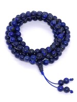 Tibetan Prayer Beads Lapis Lazuli Stone Mala
