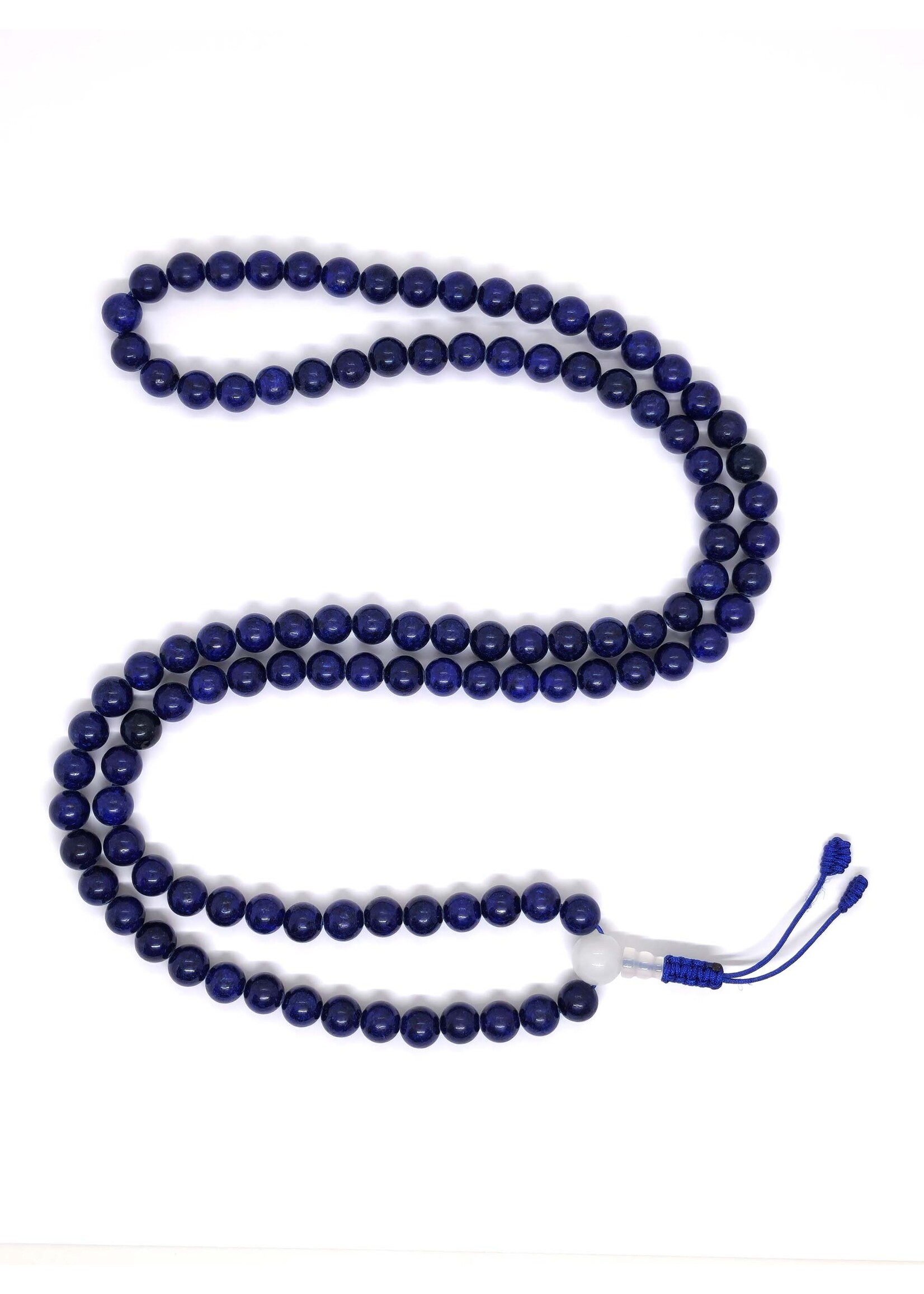 Perles de prière tibétaines Mala en pierre Lapis Lazuli
