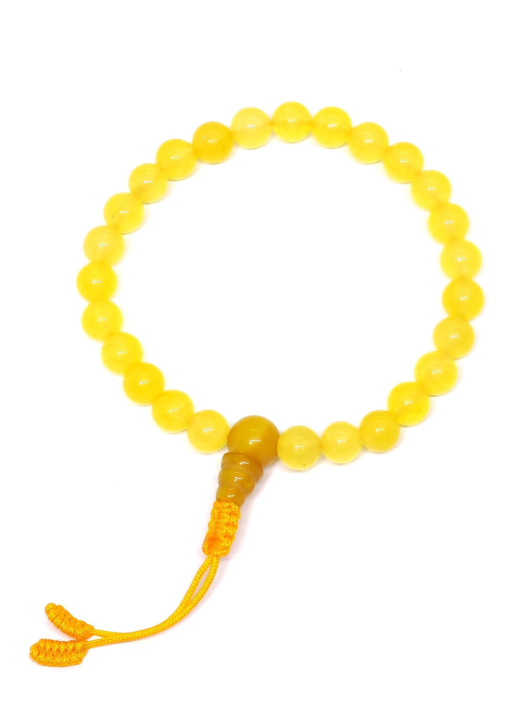 Polsino tibetano Mala perline di calcite