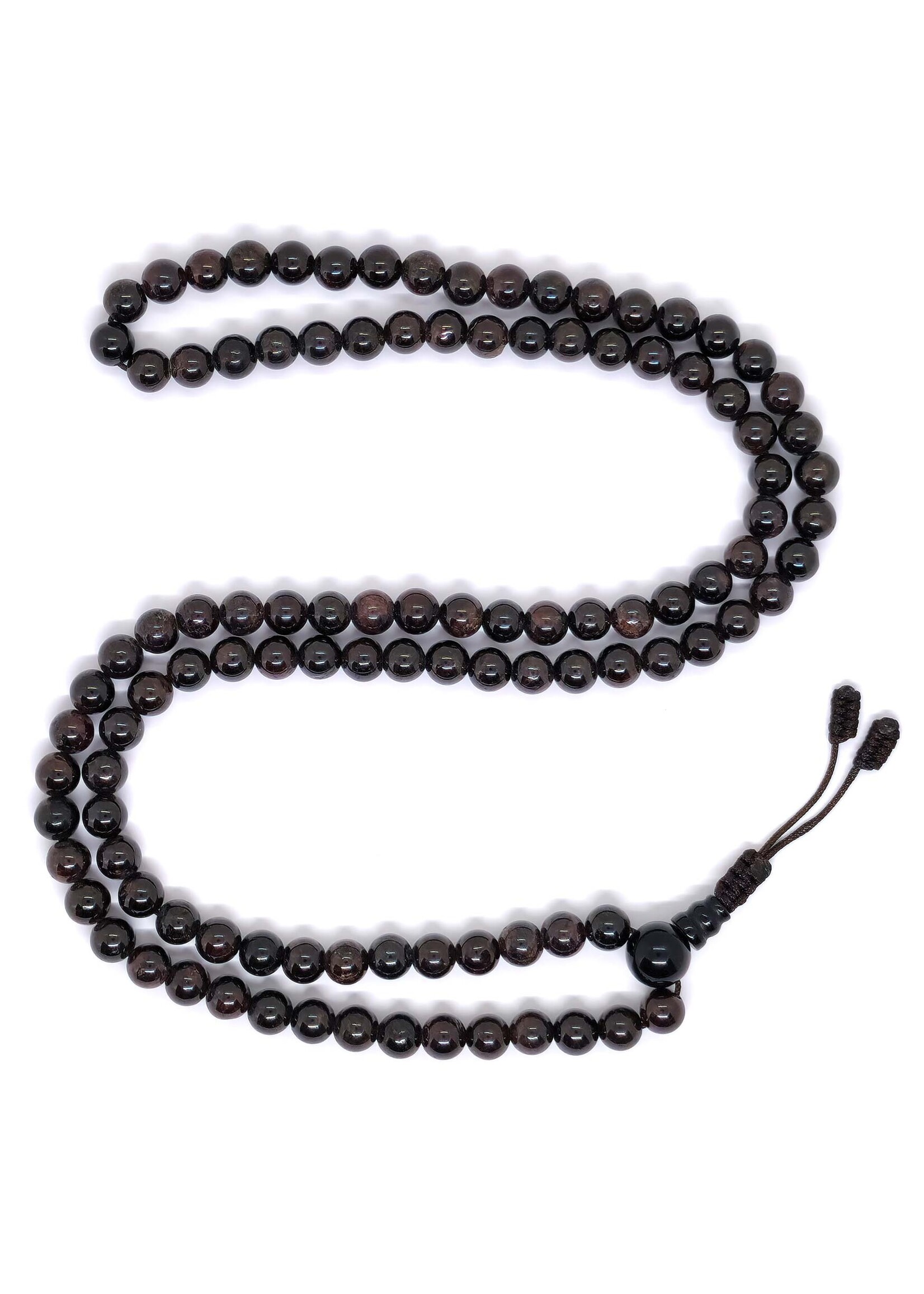 Tibetan Prayer Beads Garnet Stone Mala