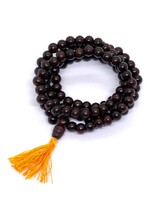 Tibetan Rosewood Prayer Beads with Tassel