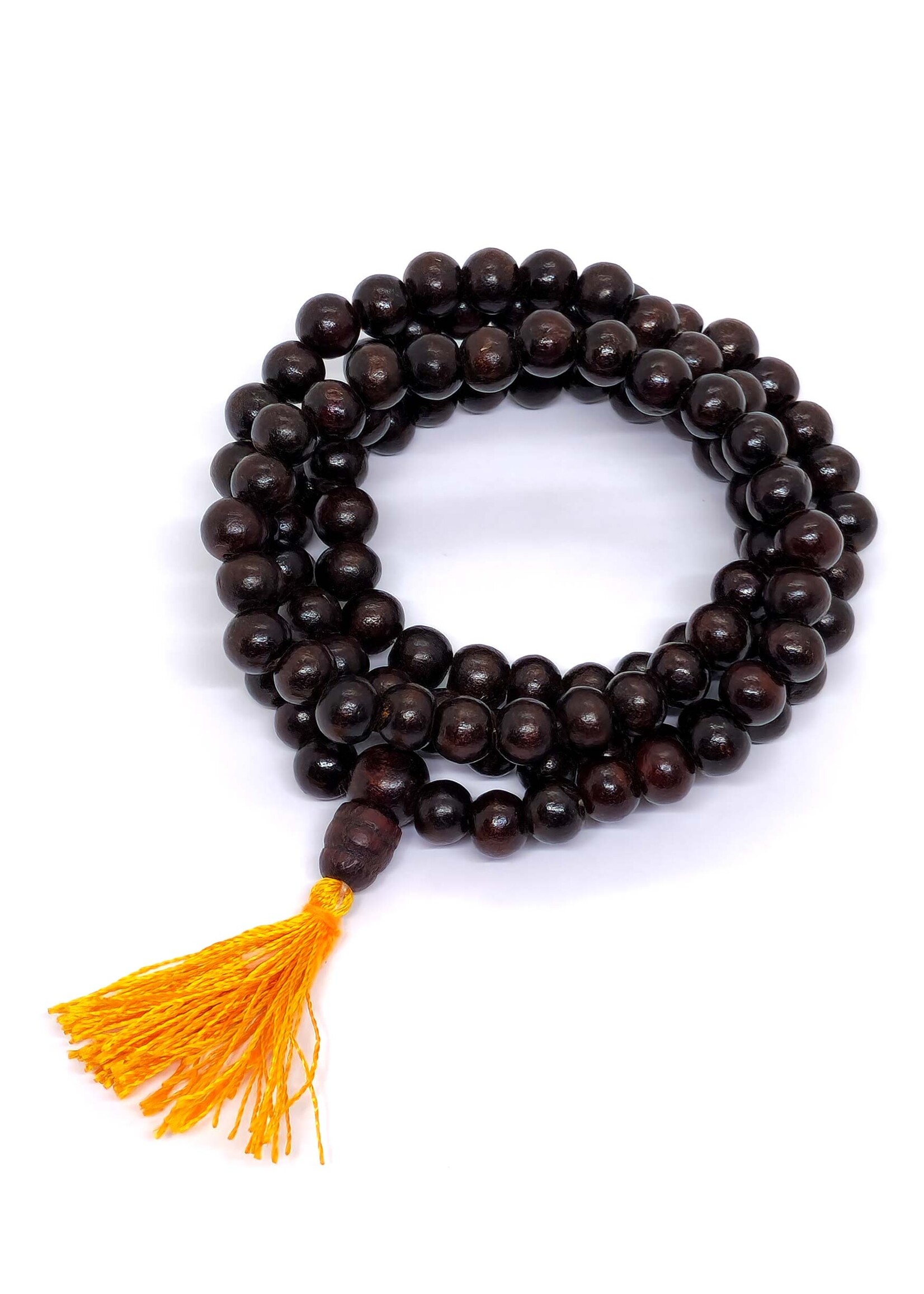 Tibetan Rosewood Prayer Beads with Tassel