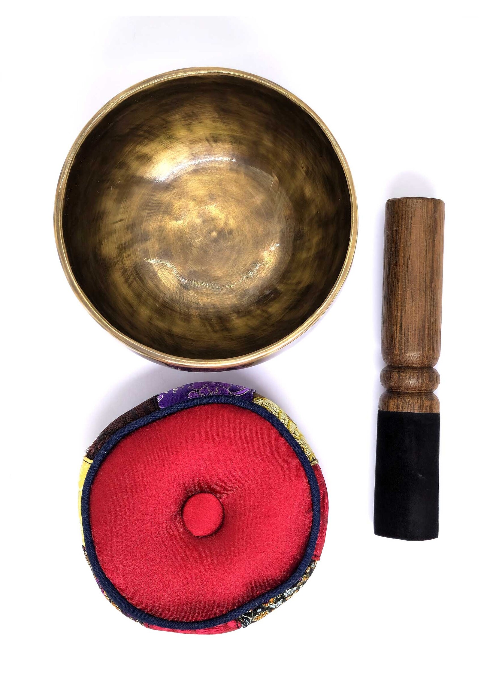 Tibetan Singing Bowl - Tiger Bowl, 3-Piece-Set, Ø 10cm, 220g