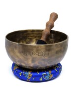 Tibetan Singing Bowl - Full Moon, 3-Piece-Set, Ø 18cm, 850g