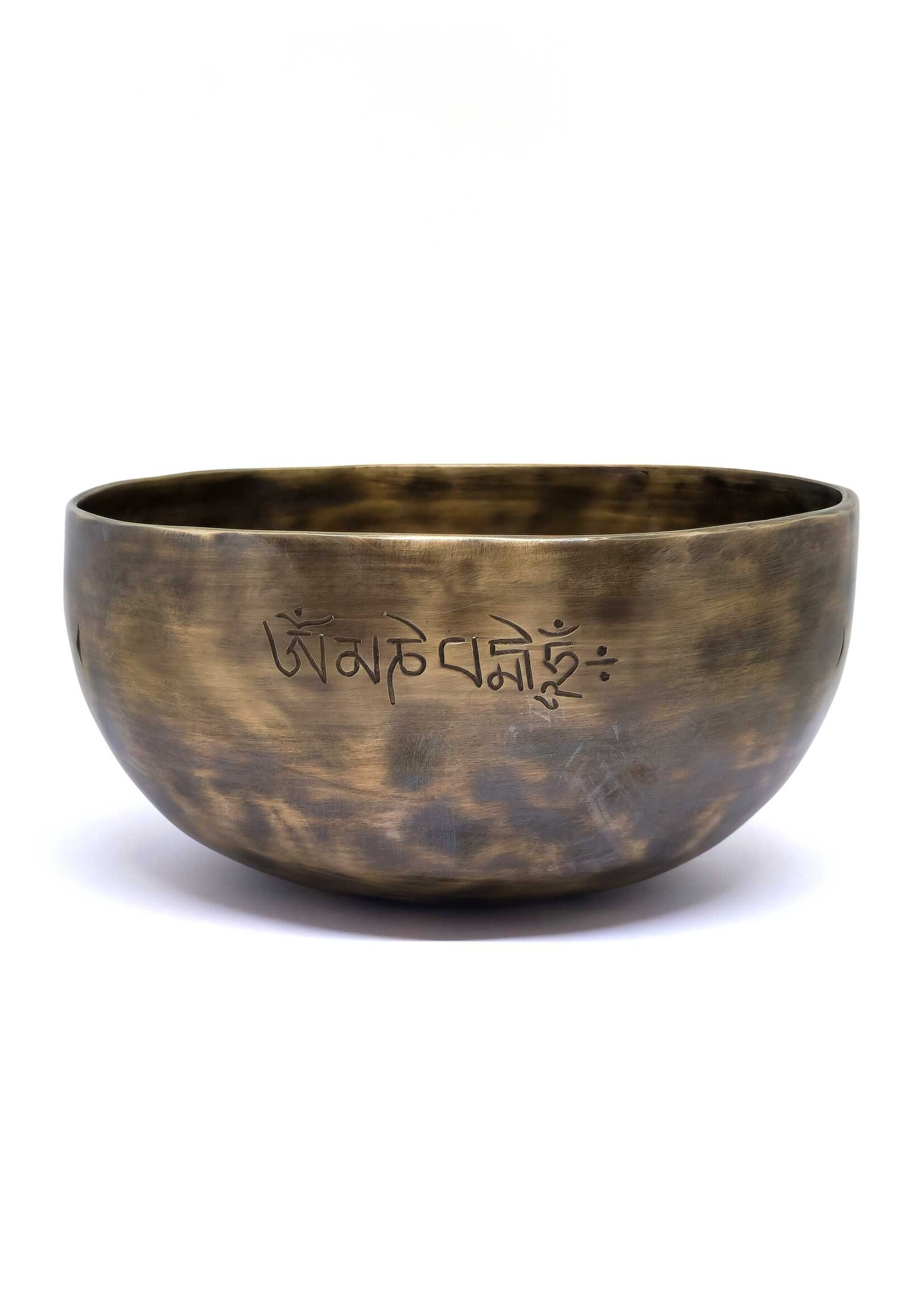 Tibetan Singing Bowl - Full Moon, 3-Piece-Set, Ø 18cm, 850g