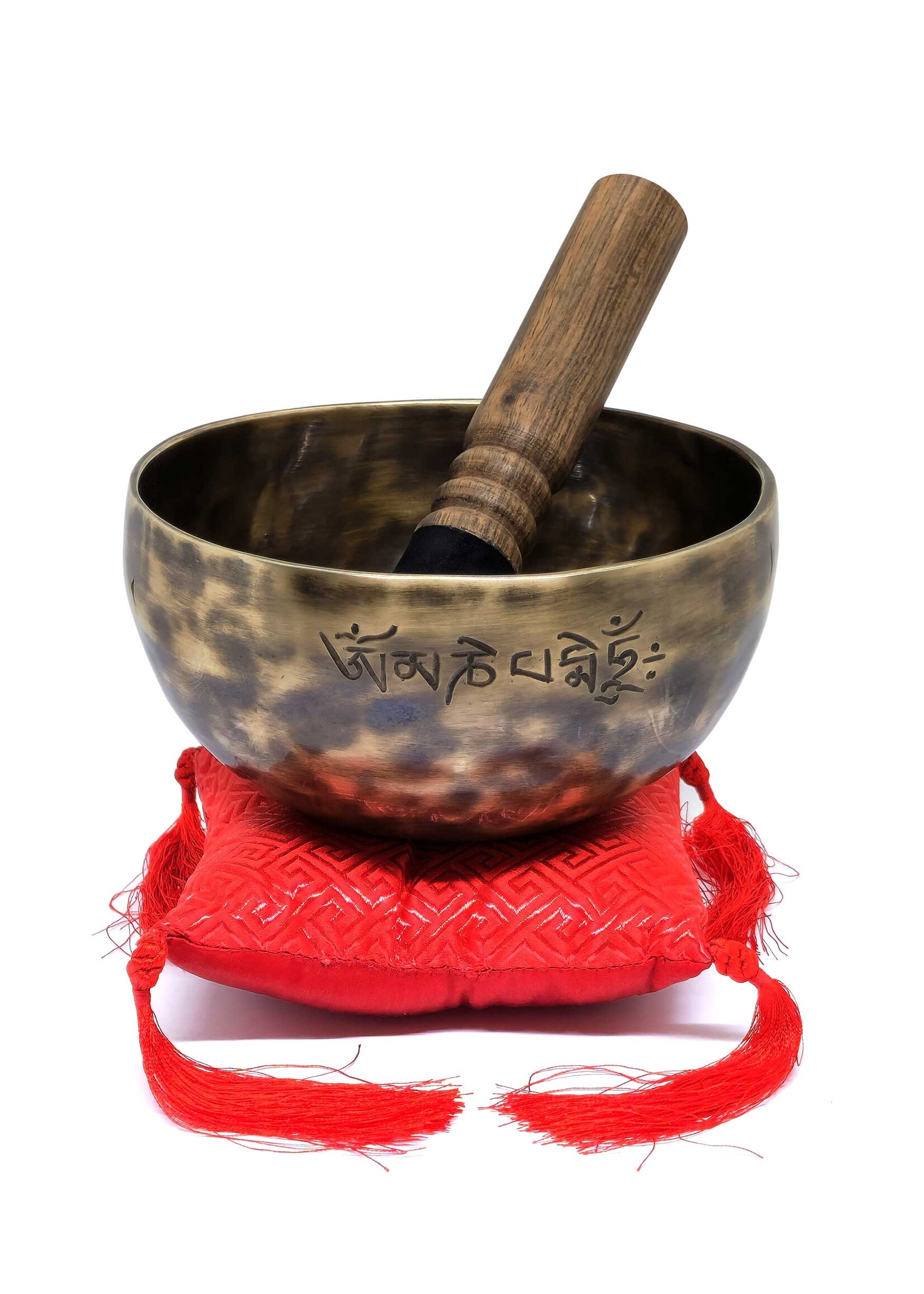 Bol chantant tibétain - pleine lune, set de 3 pièces, Ø 14cm, 450g