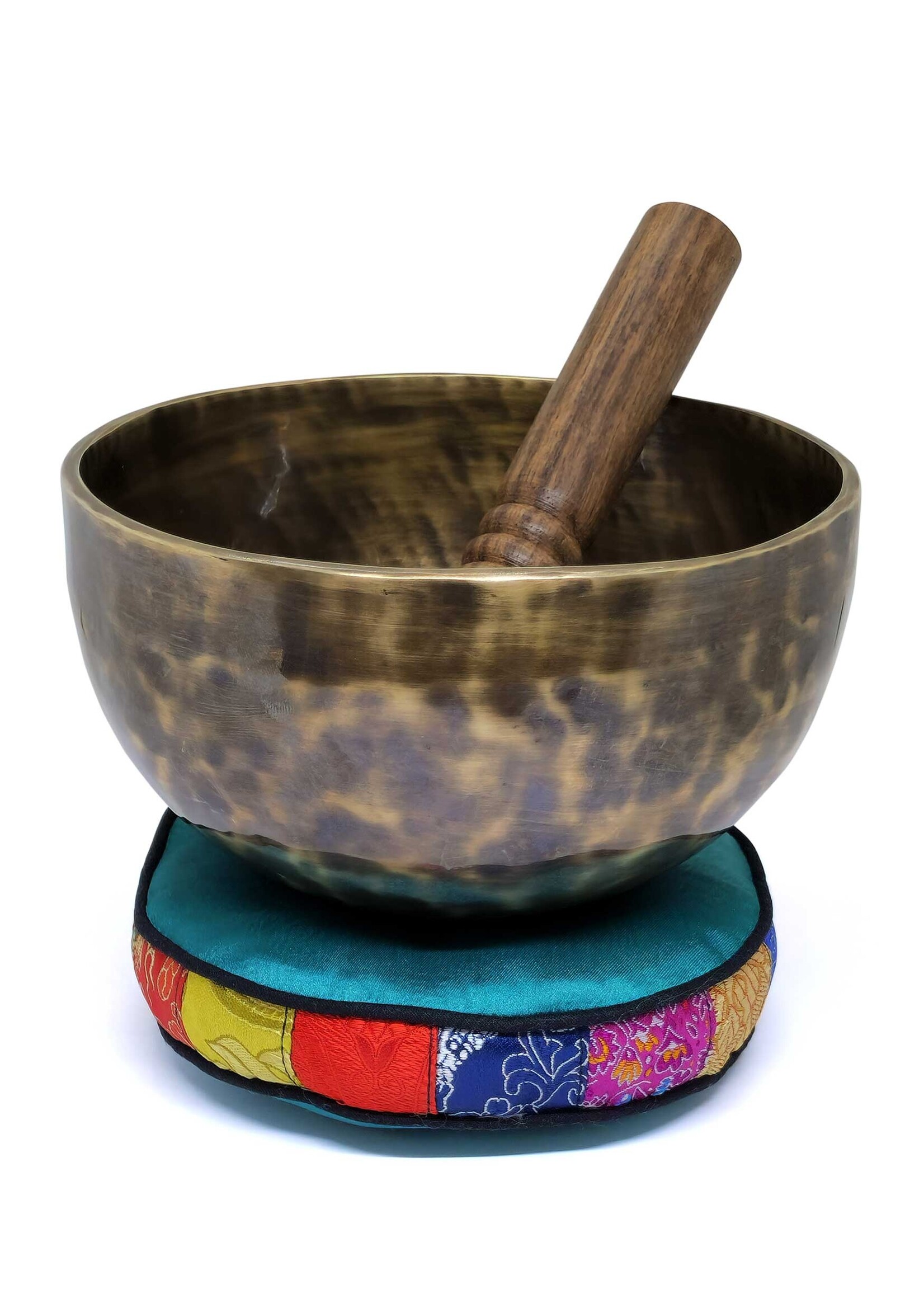 Tibetan Singing Bowl - Tiger Bowl, 3-Piece-Set, Ø 15cm, 800g