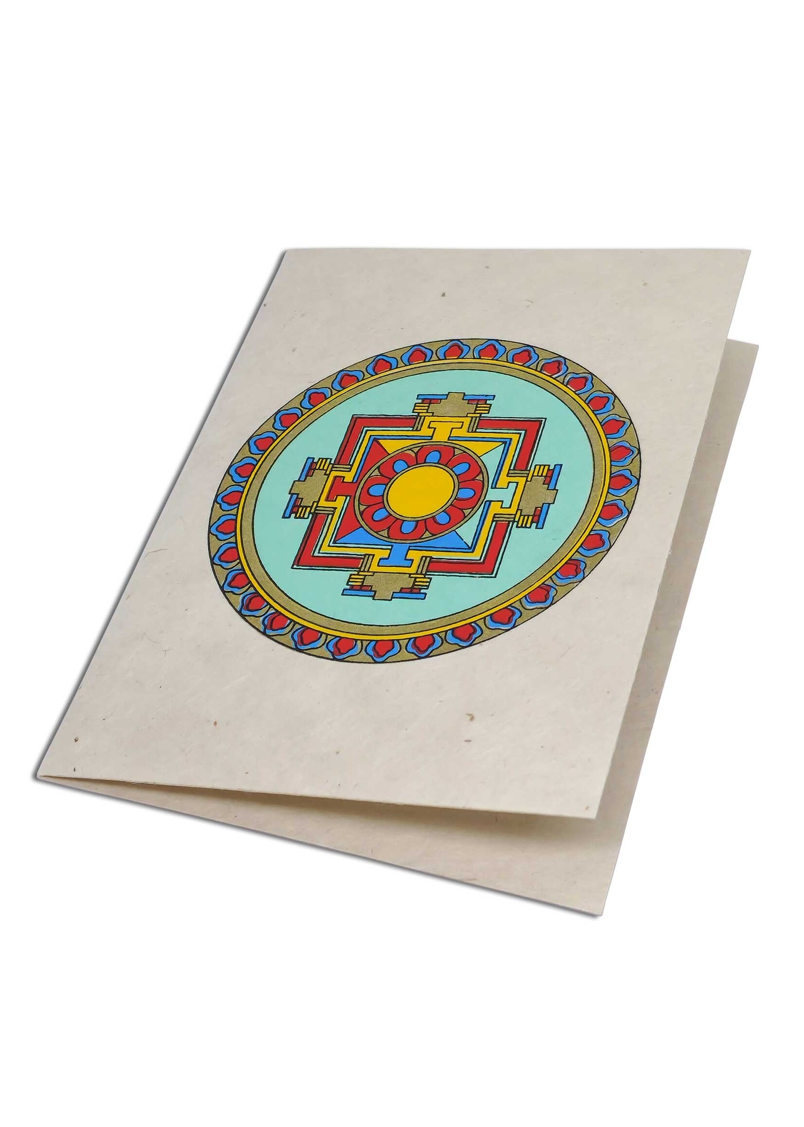 Tibetische Grusskarte Mandala