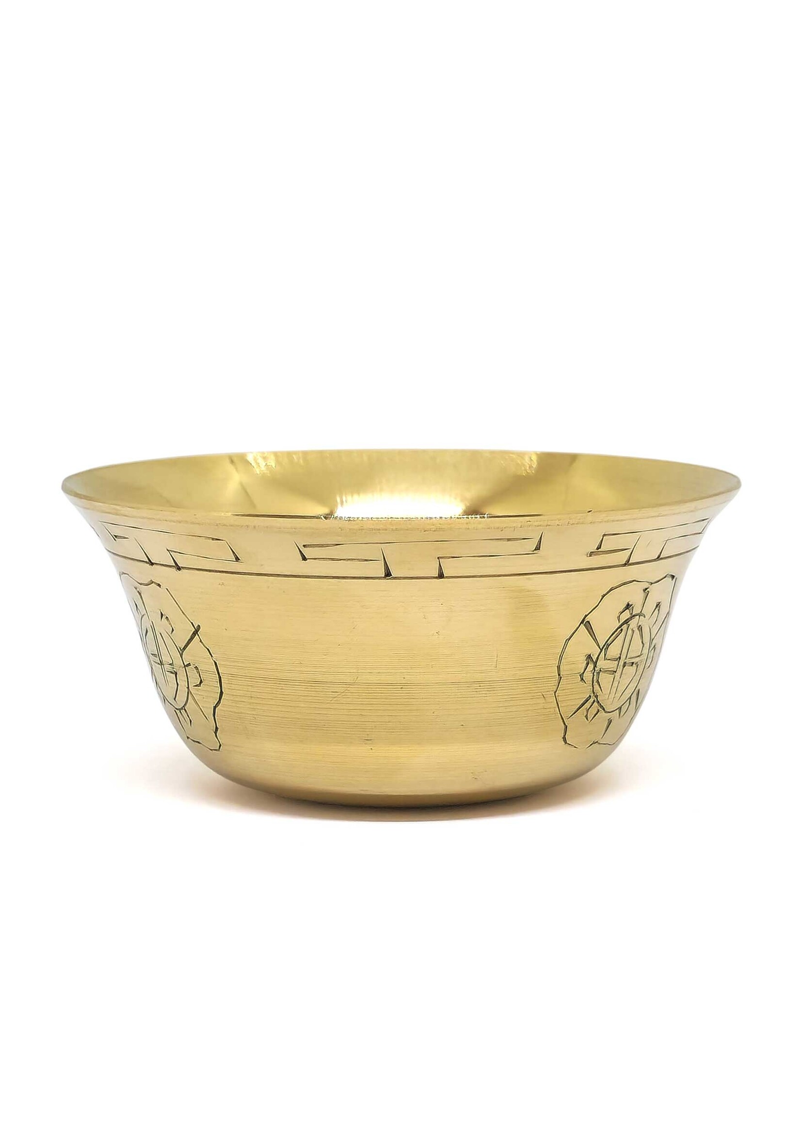 Tibetan Water Offering Bowl With Engraving (set of 7)