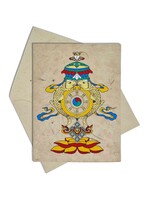 Tibetan Greeting Card "8 Auspicious Signs"