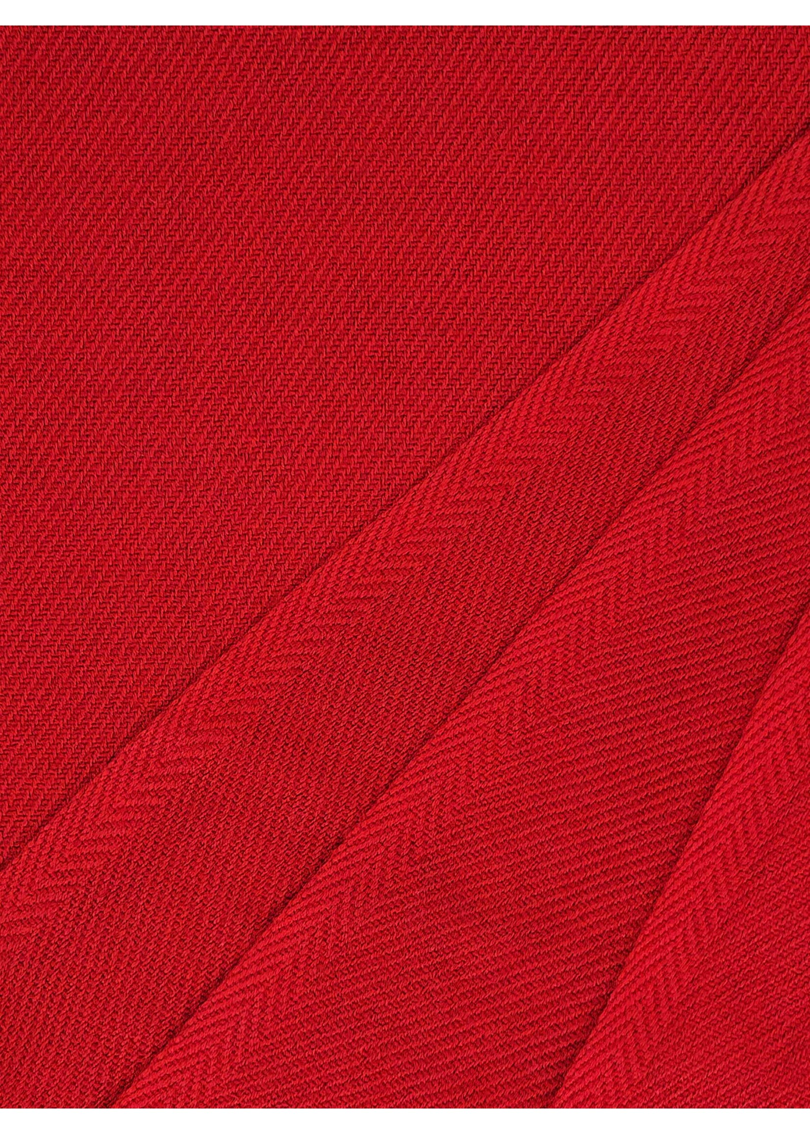 Châle Pashmina Tibétain Méditation, Pashmina en soie, rouge