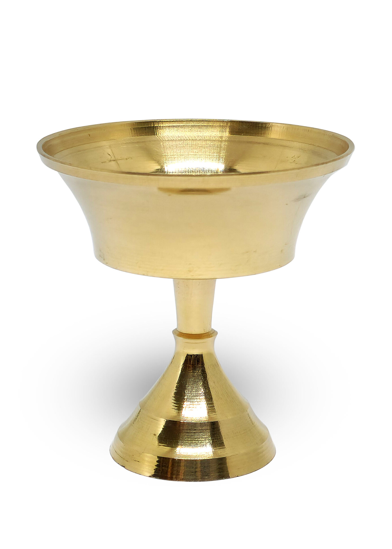 Tibetan Butter Lamp, Made of Brass, small, 6cm